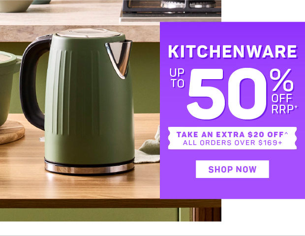 Up to 50% off RRP* Kitchenware