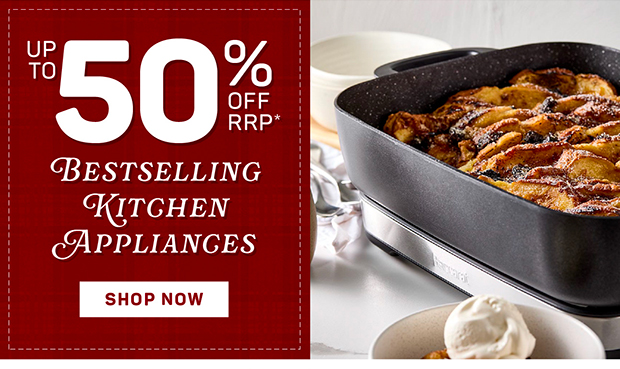 Up to 50% off RRP* Kitchen Appliances