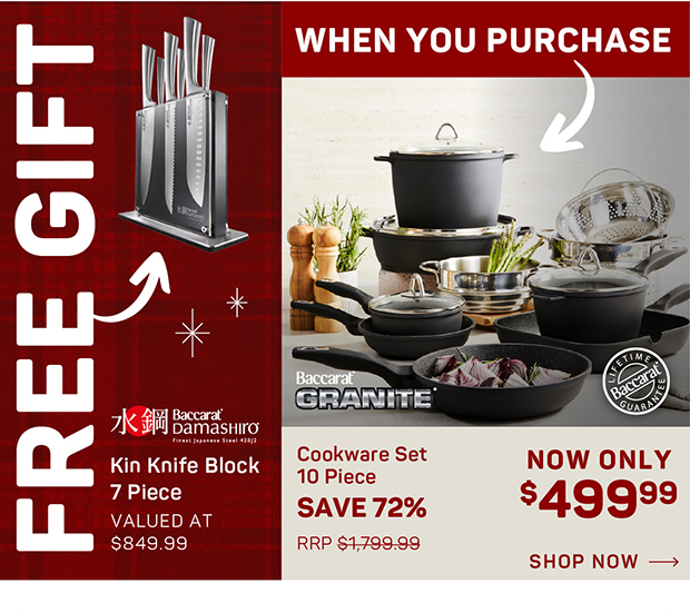 Baccarat Granite Cookware Set 10 Piece