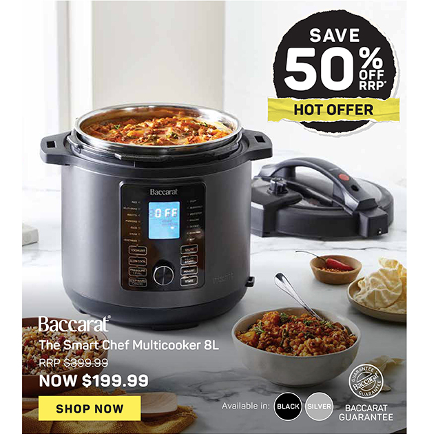 Baccarat The Smart Chef Multicooker 8L