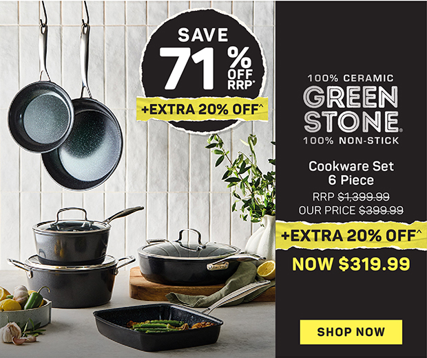 Baccarat GREEN STONE 6 Piece Cookware Set