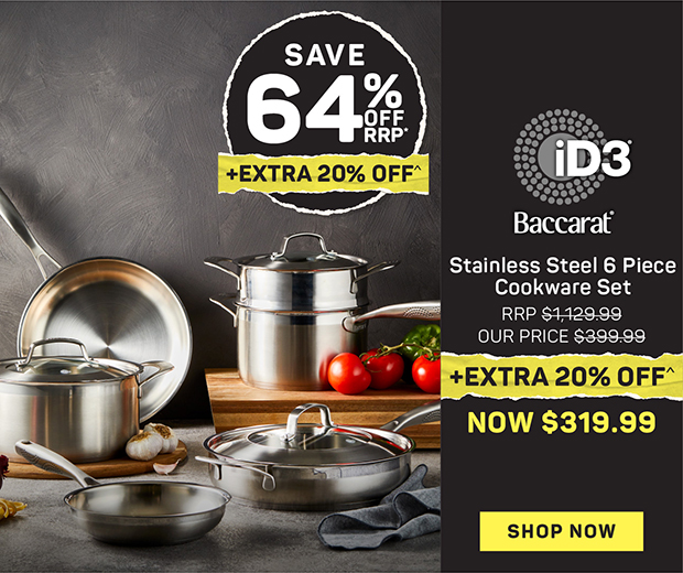 Baccarat iD3 Stainless Steel 6 Piece Cookware Set