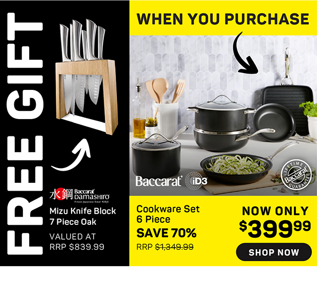 Baccarat iD3 6 Piece Cookware Set