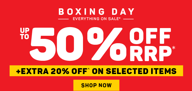 BOXING DAY EXTRA 20% OFF SELECTED ITEMS