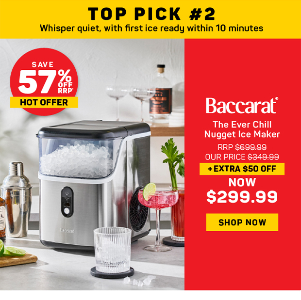 Baccarat The Ever Chill Nugget Ice Maker