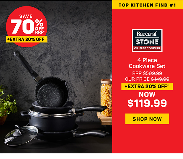 Baccarat STONE 4 Piece Cookware Set