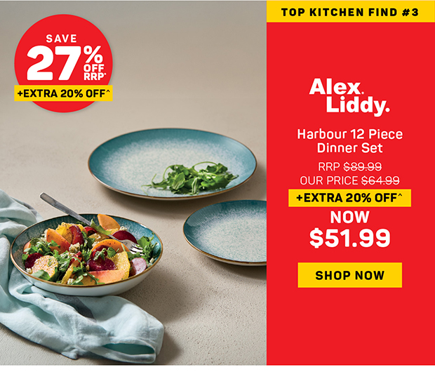 Alex Liddy Harbour 12 Piece Dinner Set