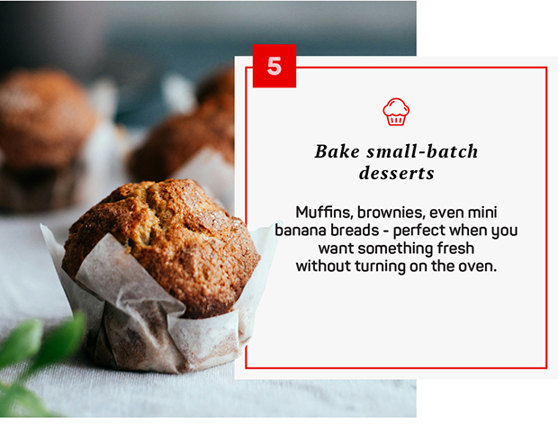 Bake small-batch desserts