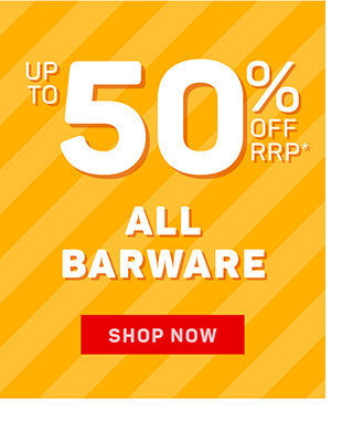 Up to 50% off RRP* Barware