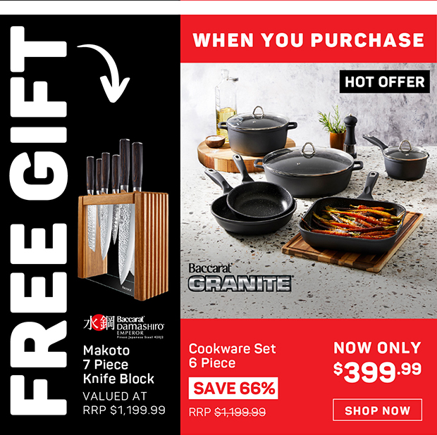 Baccarat Granite Cookware Set 6 Piece