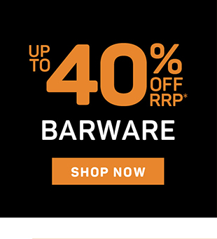 Up to 40% off RRP Barware