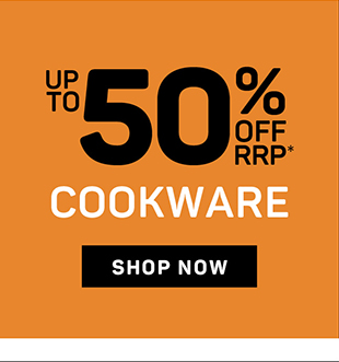 Up to 50% off RRP Cookware