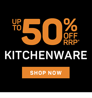 Up to 50% off RRP Kitchenware