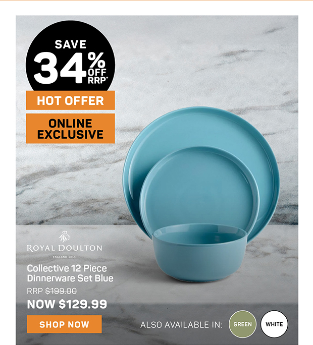 Royal Doulton Collective 12 Piece Dinnerware Set