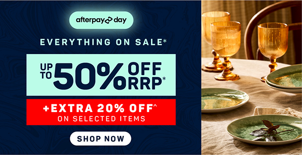 Afterpay Day Sale: Up to 50% off RRP + Extra 20% off on Selected Items