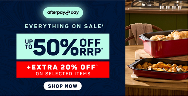 Afterpay Day Sale: Up to 50% off RRP + Extra 20% off on Selected Items