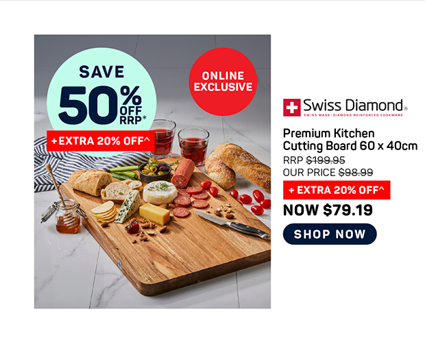 Swiss Diamond Premium Kitchen Cutting Board 60 x 40cm