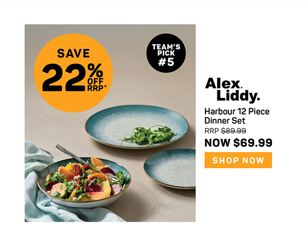 Alex Liddy Harbour 12 Piece Dinner Set