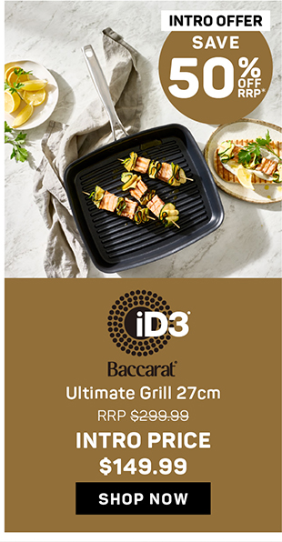 Baccarat iD3 Hard Anodised Ultimate Grill 27cm