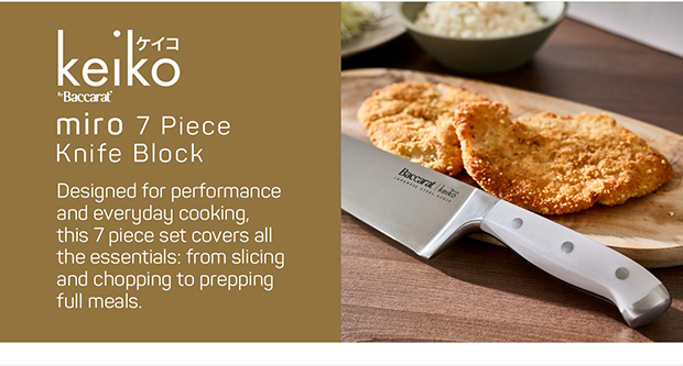 Meet the Baccarat Keiko Miro 7 Piece Knife Block