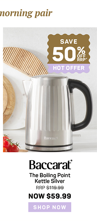 Baccarat The Boiling Point Kettle Silver