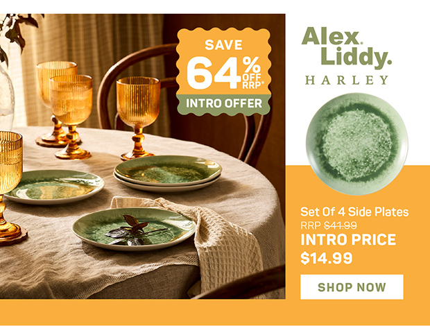 Alex Liddy Harley V Set Of 4 Side Plates