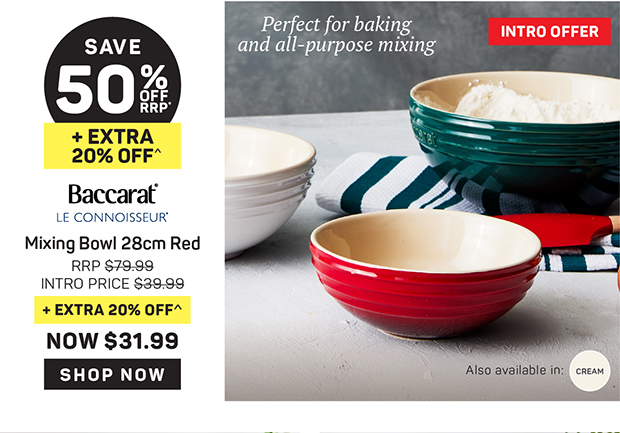 Baccarat Le Connoisseur Mixing Bowl 28cm