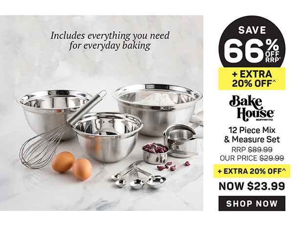 Soffritto Bake House 12 Piece Mix & Measure Set