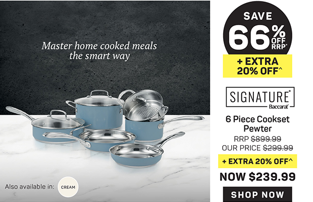 Baccarat Signature 6 Piece Cookset