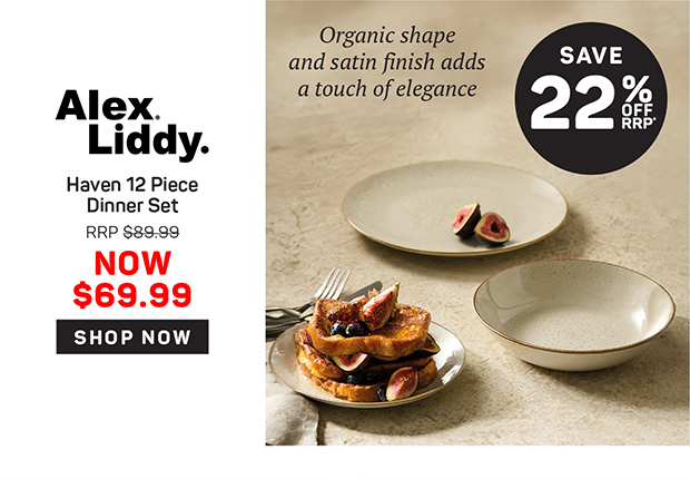Alex Liddy Haven 12 Piece Dinner Set