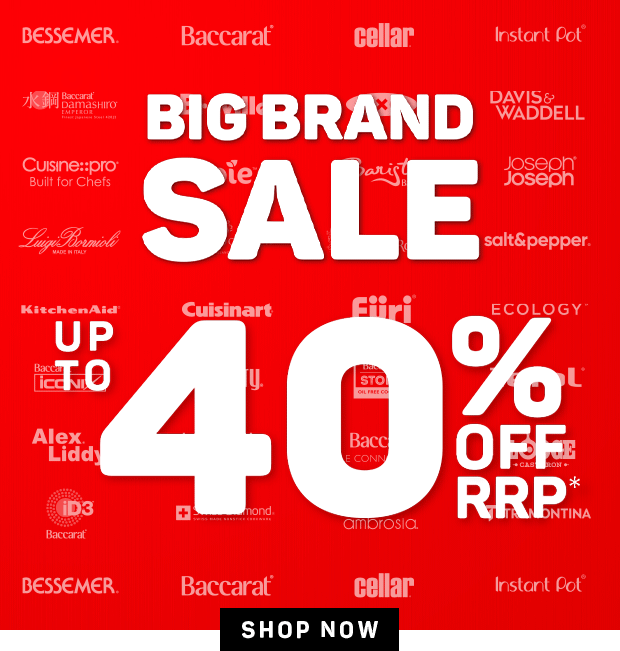 Big Brand Sale: Up to 40% off RRP*