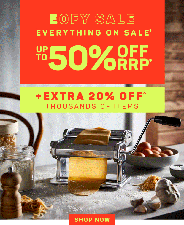 Up to 50% OFF RRP* + Extra 20% OFF^ on Thousands of Items