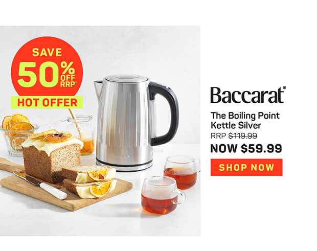Baccarat The Boiling Point Kettle Silver
