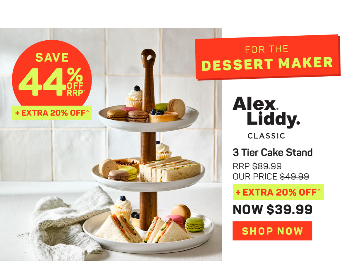 Alex Liddy Classic 3 Tier Cake Stand