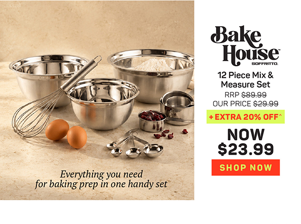 Soffritto Bake House 12 Piece Mix & Measure Set