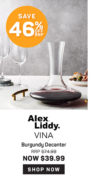 Alex Liddy Vina Burgundy Decanter