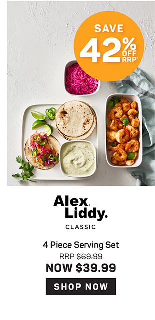 Alex Liddy Classic 4 Piece Serving Set