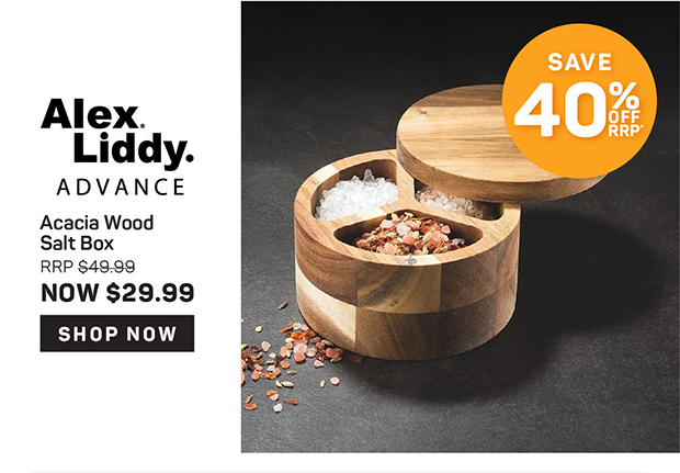 Alex Liddy Advance Acacia Wood Salt Box