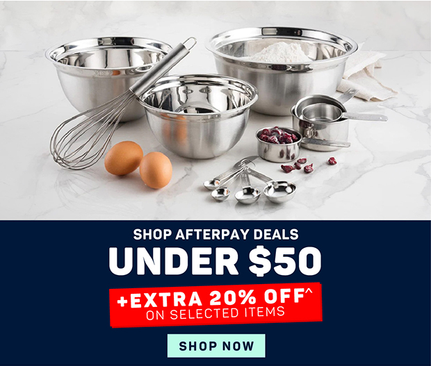Afterpay Deals Under $50 + Extra 20% OFF^ on Selected Items