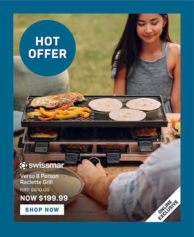 Swissmar Verso 8 Person Raclette Grill