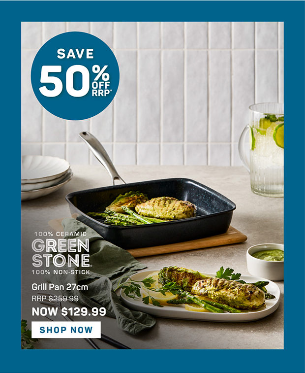 Baccarat GREEN STONE Grill Pan 27cm