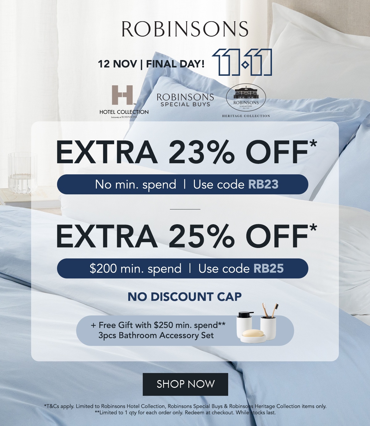 Get Up to 25% Off on Robinsons Exclusive Collections