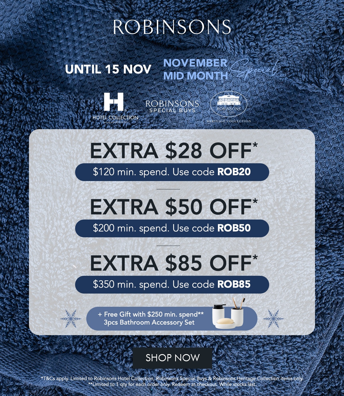 November Mid Month Specials Robinsons Exclusive Collections