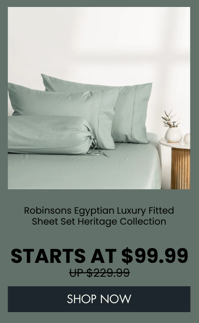 Robinsons Egyptian Luxury Fitted Sheet Set Heritage Collection