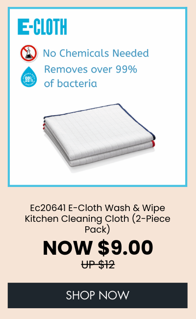 Ec20641 E-Cloth Wash & Wipe Kitchen Cleaning Cloth (2-Piece Pack)