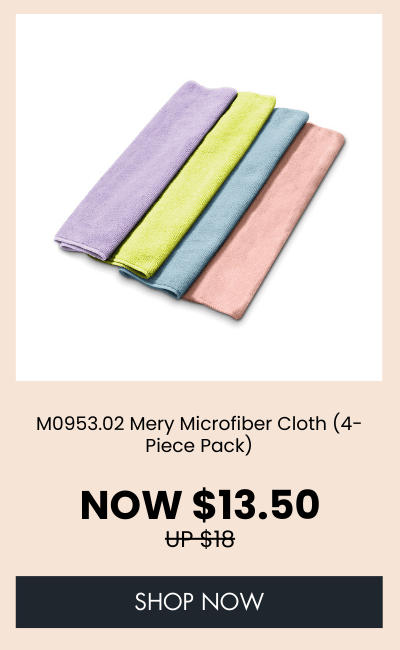 M0953.02 Mery Microfiber Cloth (4-Piece Pack)