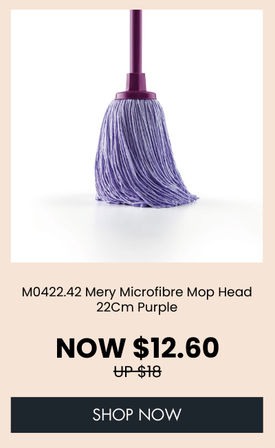 M0422.42 Mery Microfibre Mop Head 22Cm Purple