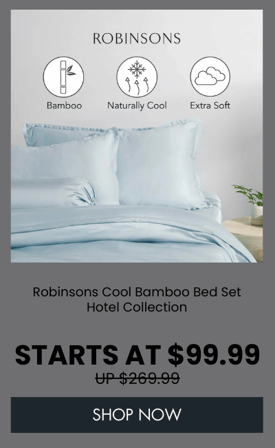 Robinsons Cool Bamboo Bed Set Hotel Collection