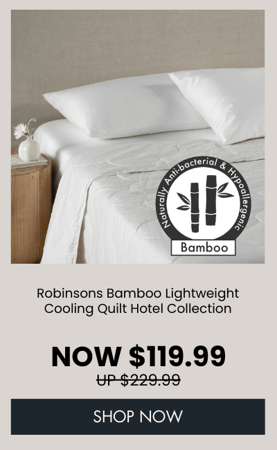 Robinsons Bamboo Lightweight Cooling Quilt Hotel Collection