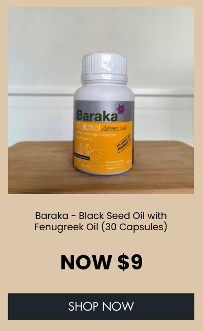 Baraka - Black Seed Oil with Fenugreek Oil (30 Capsules)